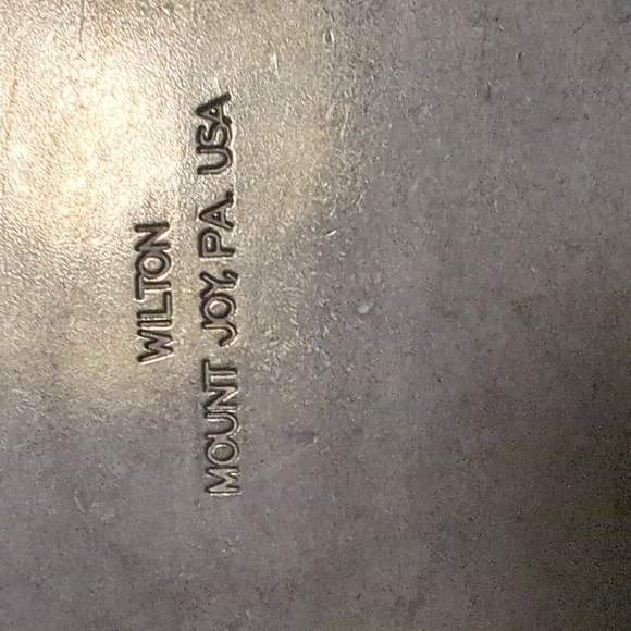 Wilton Armetale Give Us This Day Our Daily Bread Engraved Silver Tray 9.5" - Picture 3 of 5